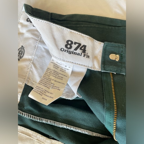 Dickies women’s 874 green pants - Picture 2 of 7